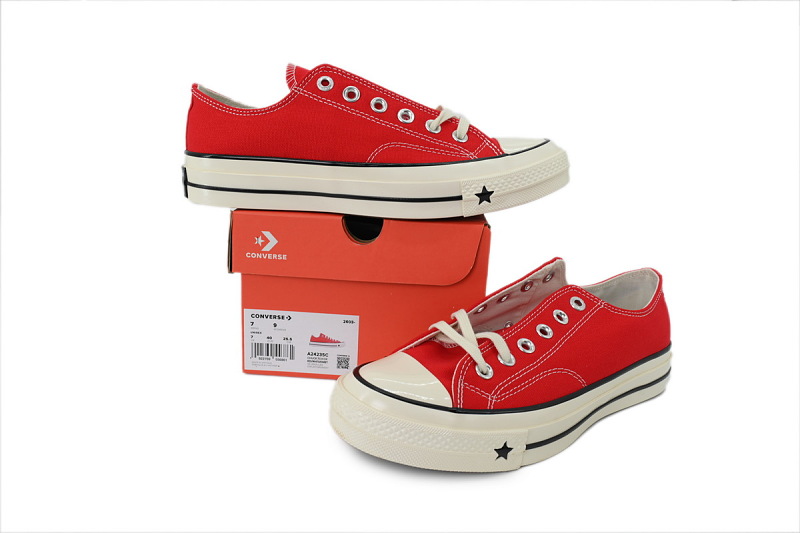 yupoo_398565_7df1daba.jpg 【AH7X7】三代大红低 匡威 1970X低帮帆布休闲鞋 A24235C Converse CHUCK 70X Canvas Shoes Low Red