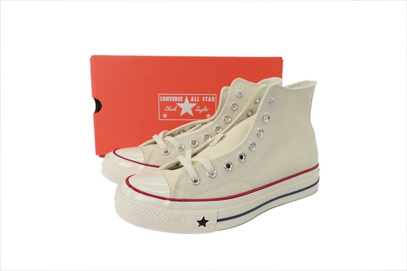 【AH7X7】三代米高 匡威 1970X高帮帆布休闲鞋 A24226C Converse CHUCK 70 X Canvas Shoes Beige