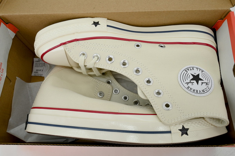 【AH7X7】三代米高 匡威 1970X高帮帆布休闲鞋 A24226C Converse CHUCK 70 X Canvas Shoes Beige
