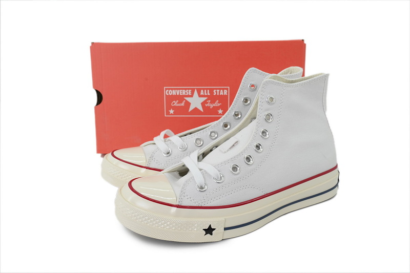 【AH7X7】三代白高 匡威 1970X高帮帆布休闲鞋 A24227C Converse CHUCK 70 X Canvas Shoes White