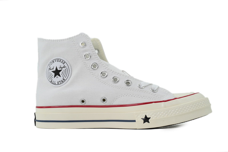 【AH7X7】三代白高 匡威 1970X高帮帆布休闲鞋 A24227C Converse CHUCK 70 X Canvas Shoes White