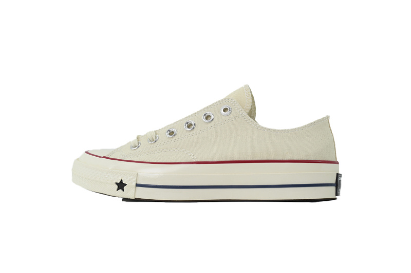 【AH7X7】三代米低 匡威 1970X低帮帆布休闲鞋 A24229C Converse CHUCK 70X Canvas Shoes Low Beige