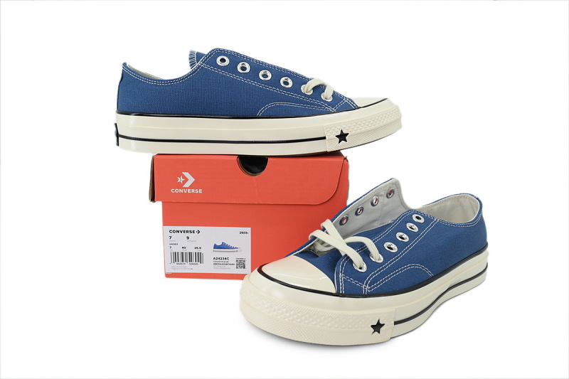 yupoo_398747_7281cbe5.jpg 【AH7X7】三代海军蓝低 匡威 1970X低帮帆布休闲鞋 A24234C Converse Chuck 70X "Soft Matte Blue"