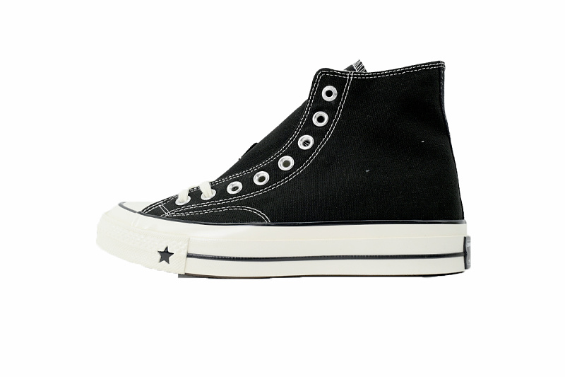 【AH7X7】三代黑高 匡威 1970X高帮帆布休闲鞋 A24225C Converse CHUCK 70 X Canvas Shoes Black White