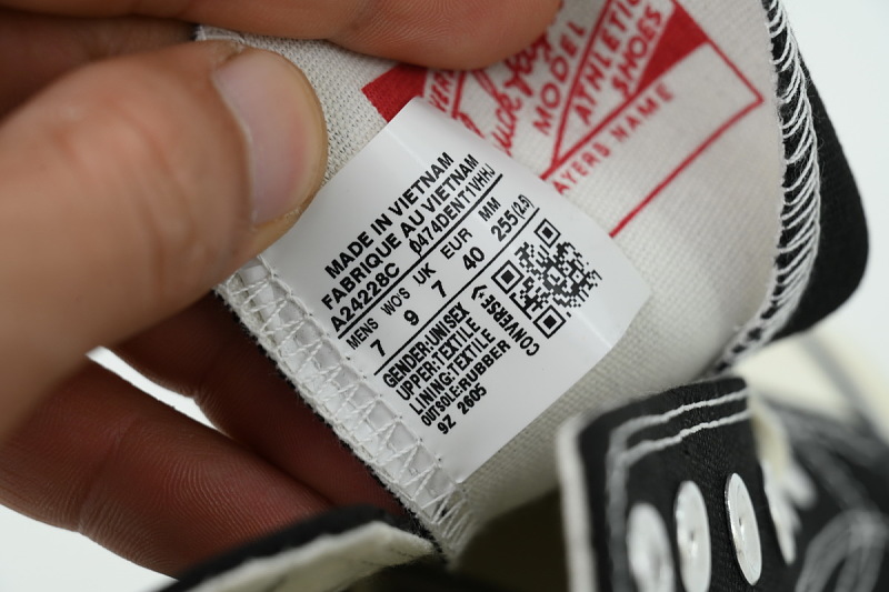 yupoo_398853_728ba4d6.jpg 【AH7X7】三代黑低 匡威 1970X低帮帆布休闲鞋 A24228C Converse CHUCK 70X Canvas Shoes Unisex Low Top Black