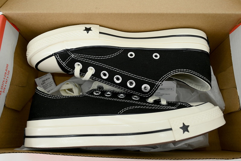 yupoo_398853_a60be083.jpg 【AH7X7】三代黑低 匡威 1970X低帮帆布休闲鞋 A24228C Converse CHUCK 70X Canvas Shoes Unisex Low Top Black