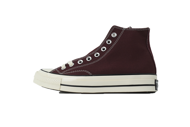 【AH5X7】酒红高 匡威 1970s高帮帆布休闲鞋 162051C Converse Chuck 70 High 'Dark Burgundy'