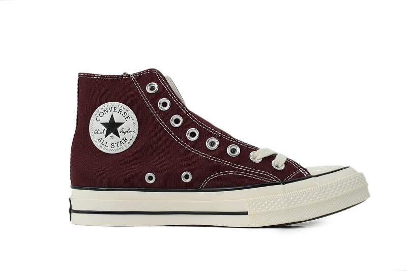 【AH5X7】酒红高 匡威 1970s高帮帆布休闲鞋 162051C Converse Chuck 70 High 'Dark Burgundy'