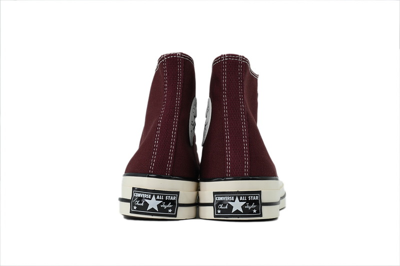 【AH5X7】酒红高 匡威 1970s高帮帆布休闲鞋 162051C Converse Chuck 70 High 'Dark Burgundy'
