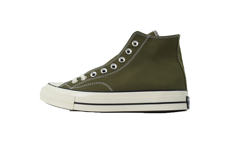 【AH5X7】橄榄绿高 匡威 1970s高帮帆布休闲鞋 162052C Converse Chuck 70 Hi 'Field Surplus'