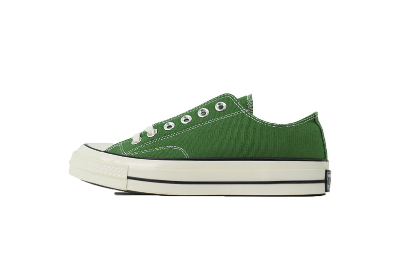 【AH5X7】丛林绿低 匡威 1970s低帮帆布休闲鞋 161443C Converse Chuck 70 Ox 'Green Black Egret'