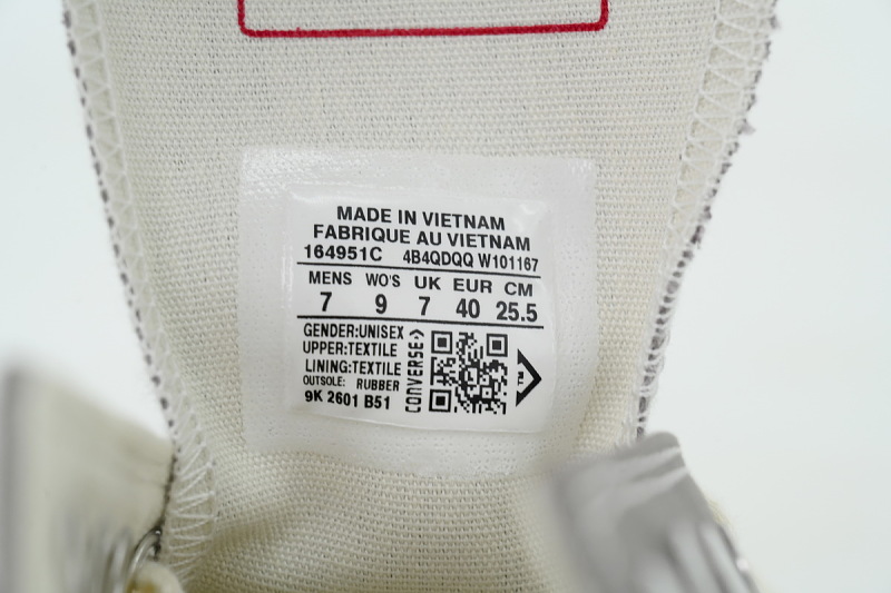 【AH5X7】石灰低 匡威 1970s低帮帆布休闲鞋 164951C Converse Chuck 70 Ox 'Mason'