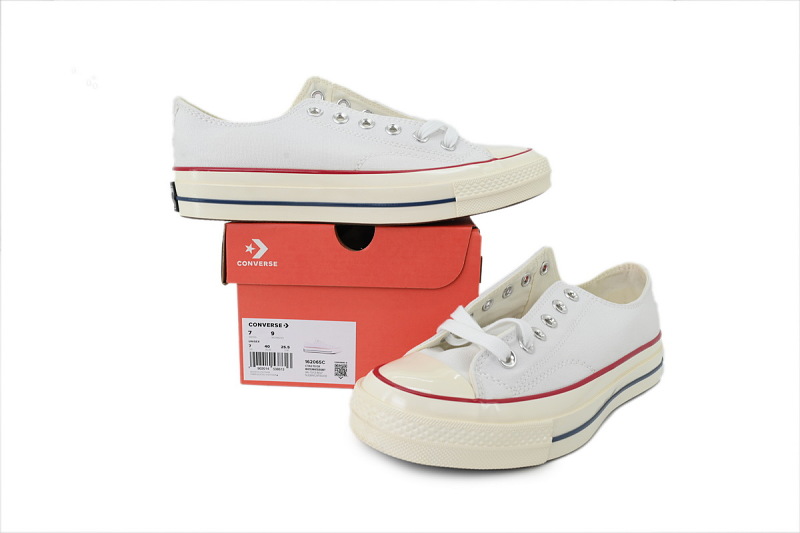 【AH5X7】白低 匡威 1970s低帮帆布休闲鞋 162065C Converse Chuck 70 Low 'White' 2019