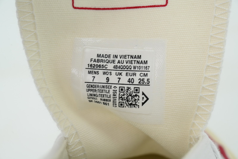 【AH5X7】白低 匡威 1970s低帮帆布休闲鞋 162065C Converse Chuck 70 Low 'White' 2019