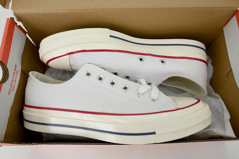 【AH5X7】白低 匡威 1970s低帮帆布休闲鞋 162065C Converse Chuck 70 Low 'White' 2019