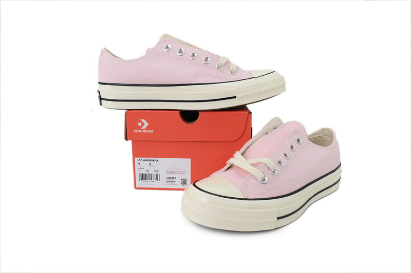 【AH5X7】樱花粉低 匡威 1970s低帮帆布休闲鞋 A13840C Converse Chuck 70 Low 'Pink Frosting'