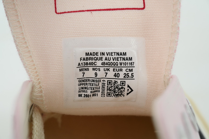 【AH5X7】樱花粉低 匡威 1970s低帮帆布休闲鞋 A13840C Converse Chuck 70 Low 'Pink Frosting'