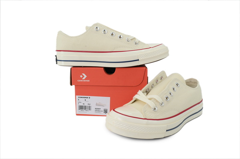 【AH5X7】米低 匡威 1970s低帮帆布休闲鞋 162062C Converse Chuck 70 Low Top 'Parchment'