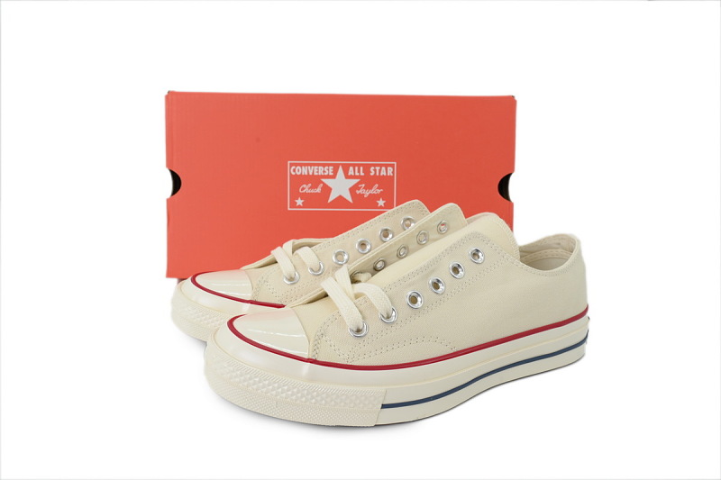 【AH5X7】米低 匡威 1970s低帮帆布休闲鞋 162062C Converse Chuck 70 Low Top 'Parchment'