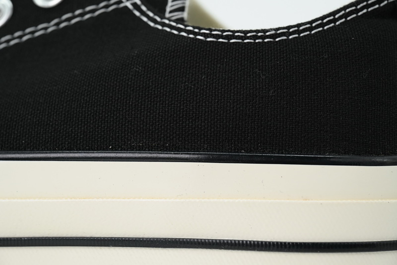 【AH5X7】黑低 匡威 1970s低帮帆布休闲鞋 162058C Converse Chuck 70 Low 'Black'