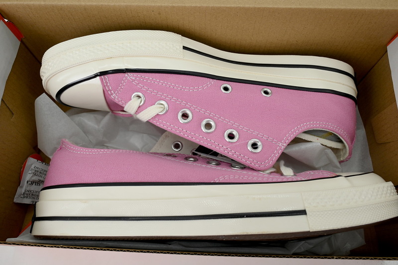 【AH5X7】少女粉低 匡威 1970s低帮帆布休闲鞋 164952C Converse Chuck 70 Ox 'Pink Ivory'