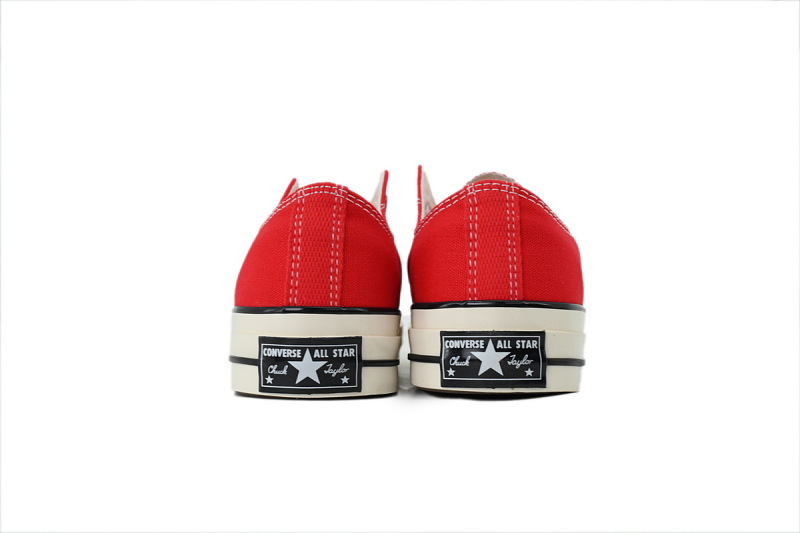 【AH5X7】大红低 匡威 1970s低帮帆布休闲鞋 164949C Converse Chuck 70 Ox 'Red Ivory'