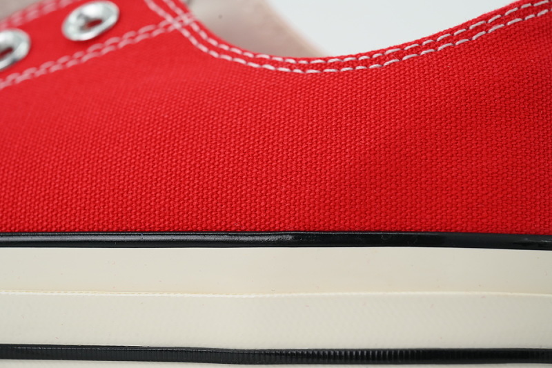 【AH5X7】大红低 匡威 1970s低帮帆布休闲鞋 164949C Converse Chuck 70 Ox 'Red Ivory'