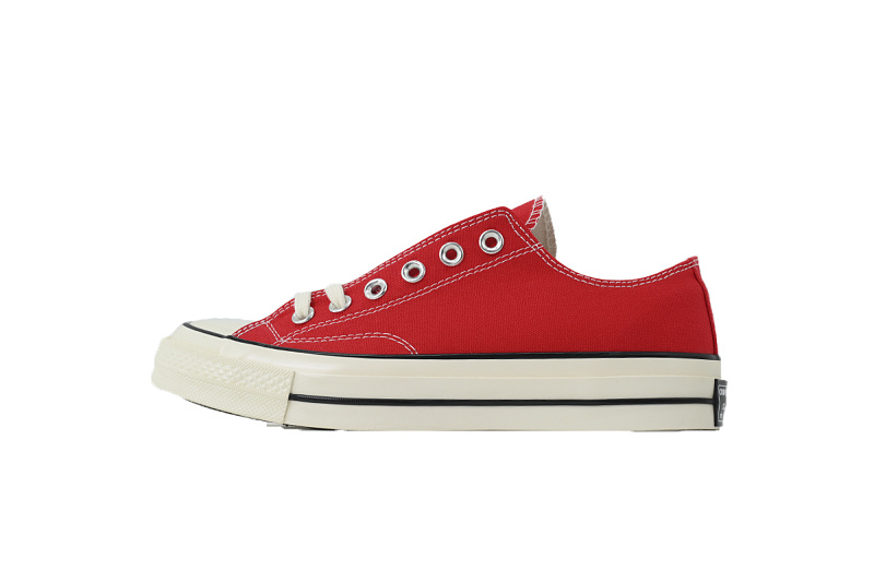 【AH5X7】大红低 匡威 1970s低帮帆布休闲鞋 164949C Converse Chuck 70 Ox 'Red Ivory'