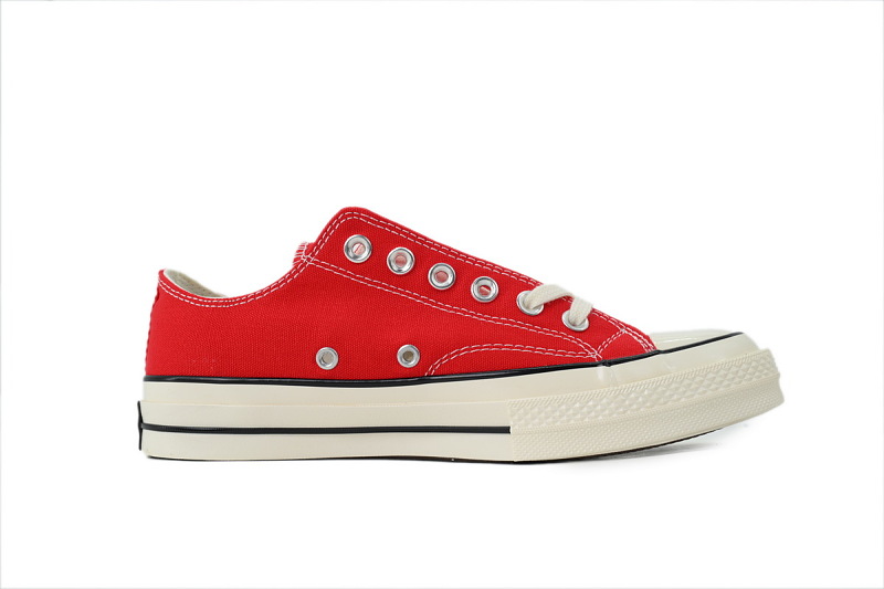 【AH5X7】大红低 匡威 1970s低帮帆布休闲鞋 164949C Converse Chuck 70 Ox 'Red Ivory'