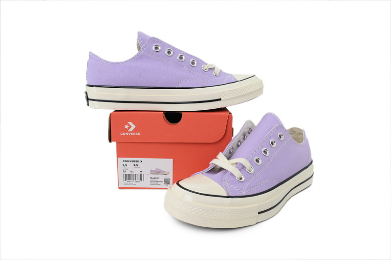 【AH5X7】香芋紫低 匡威 1970s低帮帆布休闲鞋 164405C Converse Chuck 70 Ox 'Purple'