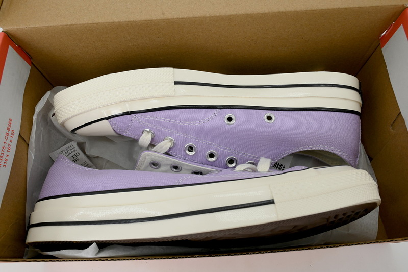 【AH5X7】香芋紫低 匡威 1970s低帮帆布休闲鞋 164405C Converse Chuck 70 Ox 'Purple'