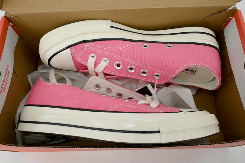 【AH5X7】芭比粉低 匡威 1970s低帮帆布休闲鞋 172681C Converse Chuck 70 Low 'Pink'