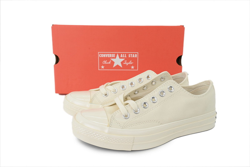【AH5X7】自然白低 匡威 1970s低帮帆布休闲鞋 162211C Converse Chuck 70 Low 'Natural'