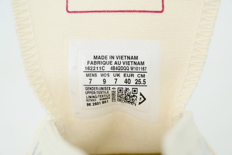 【AH5X7】自然白低 匡威 1970s低帮帆布休闲鞋 162211C Converse Chuck 70 Low 'Natural'