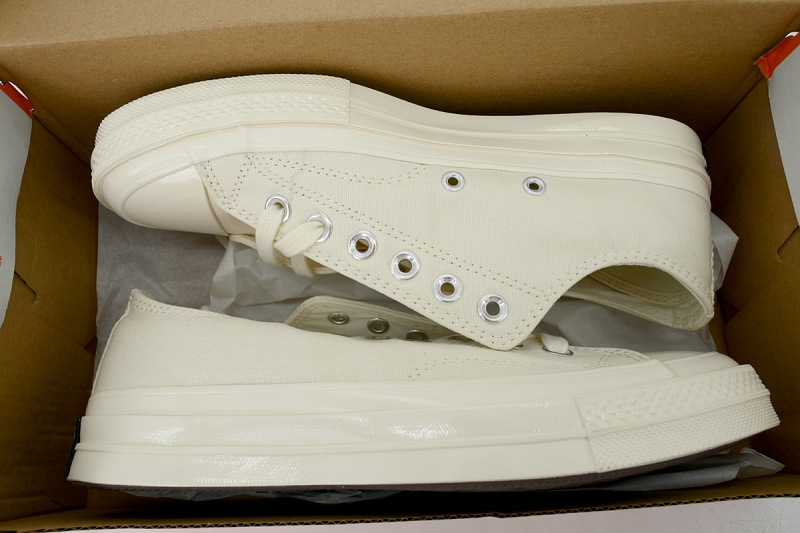 【AH5X7】自然白低 匡威 1970s低帮帆布休闲鞋 162211C Converse Chuck 70 Low 'Natural'