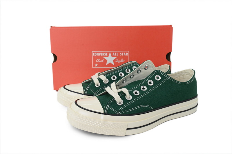 【AH5X7】墨绿低 匡威 1970s低帮帆布休闲鞋 168513C Converse Chuck 70 Low 'Midnight Clover'
