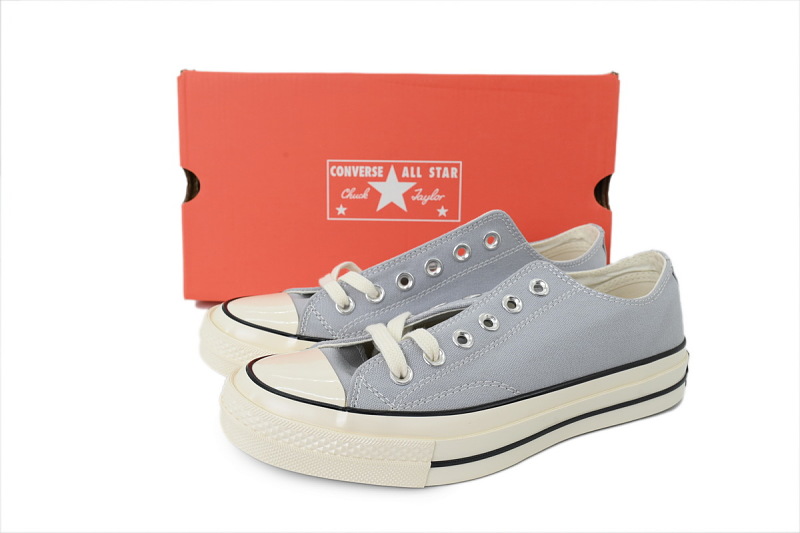 【AH5X7】雾霾灰低 匡威 1970s低帮帆布休闲鞋 170555C Converse Chuck 70 Low 'Wolf Grey'