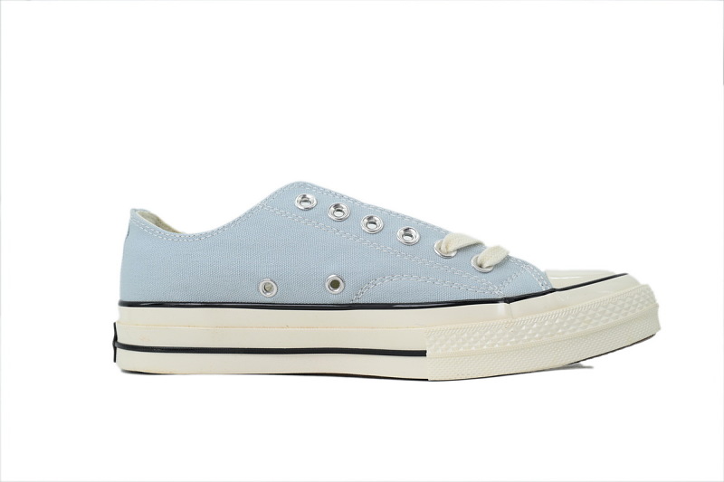【AH5X7】奶油蓝低 匡威 1970s低帮帆布休闲鞋 AO046OC Converse Chuck Taylor All Star 70 Ox Plimsolls In Blue