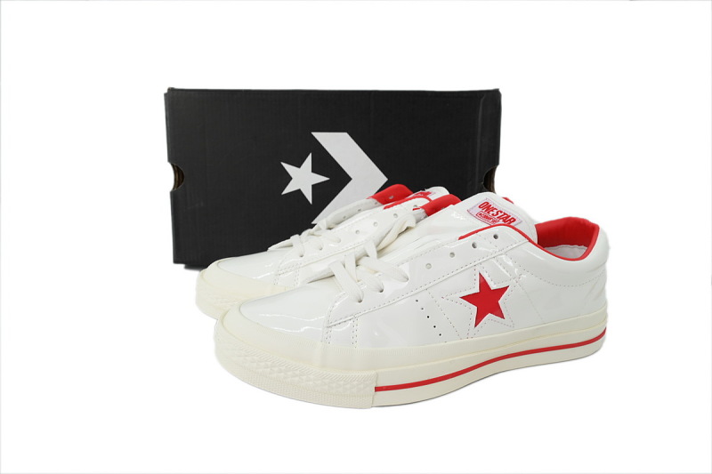 yupoo_400146_aa838fd1.jpg 【AH0X7】木村白红皮 匡威 低帮漆皮休闲鞋 167326C Converse One Star Ox 'HanByeol - White Red'