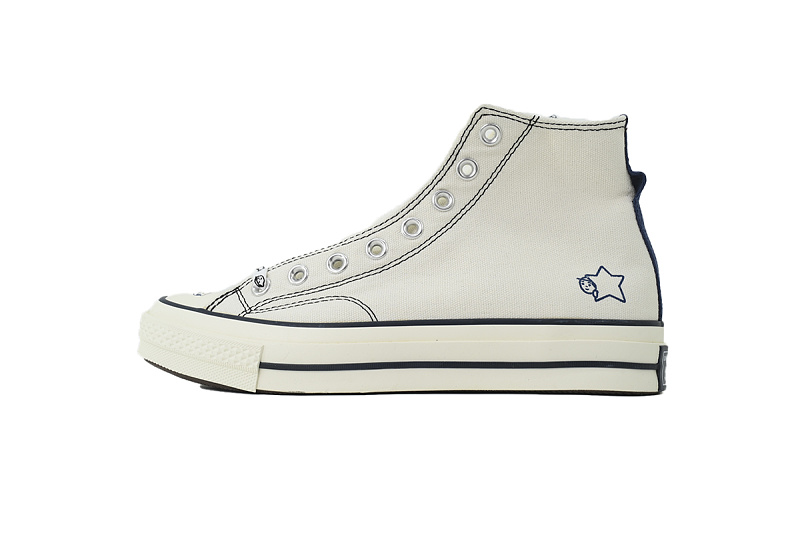【AH1X7】小男孩高帮白 匡威高帮帆布休闲鞋A15787C ConverseNoritakexChuck Taylor All Star 1970s High Top Canvas Sneakers
