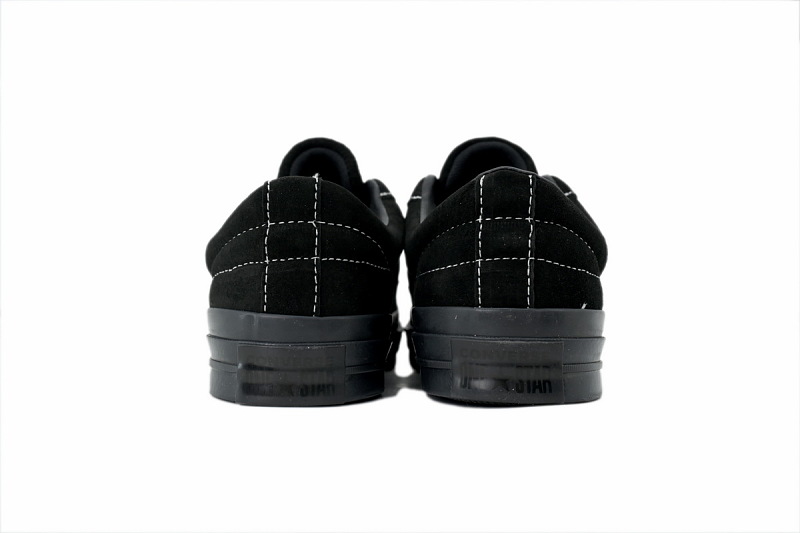【AH6X7】木村全黑色 匡威 低帮绒面休闲鞋 165956C Converse One Star Suede OX 'Black'