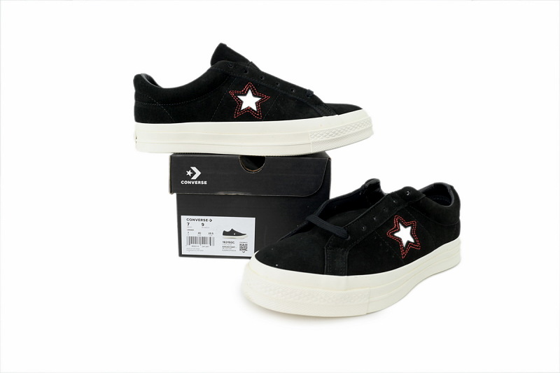 yupoo_400314_de533c6c.jpg 【AH6X7】木村情人节 匡威 低帮绒面休闲鞋 163193C Converse One Star OX 'Black'