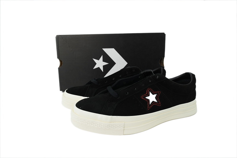 yupoo_400314_ee6e3928.jpg 【AH6X7】木村情人节 匡威 低帮绒面休闲鞋 163193C Converse One Star OX 'Black'