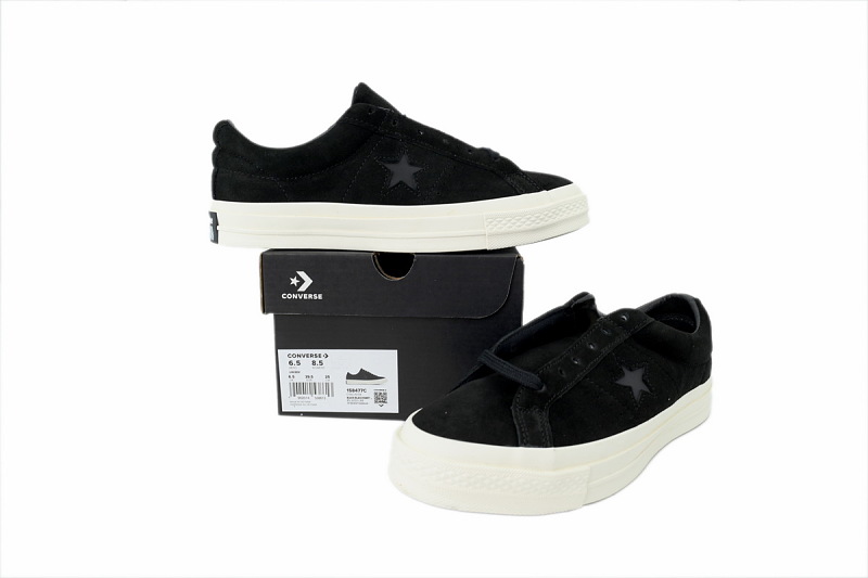 yupoo_400342_49a5f45b.jpg 【AH6X7】木村3M反光 匡威 低帮绒面休闲鞋 158477C Converse One Star Suede Low 'Black'