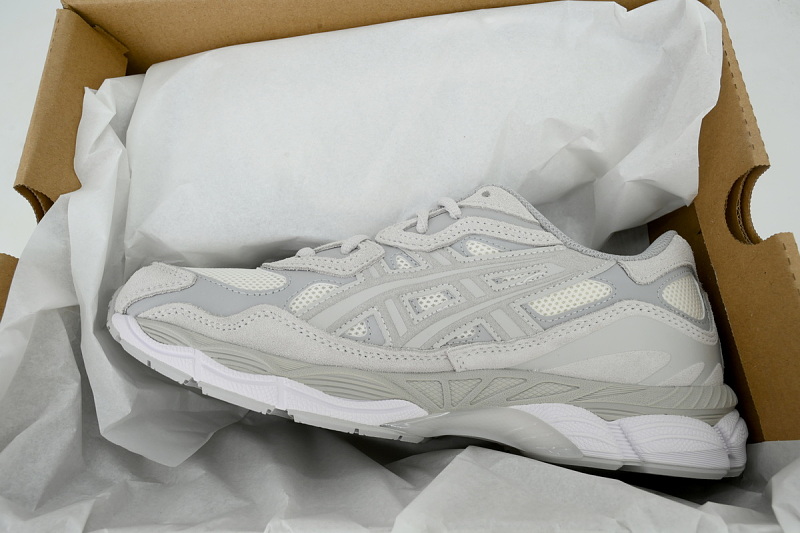 【BA3M5】NYC-云灰 亚瑟士 复古时尚跑步鞋 1203A663-101 ASICS Gel NYC 'Cream Cloud Grey'