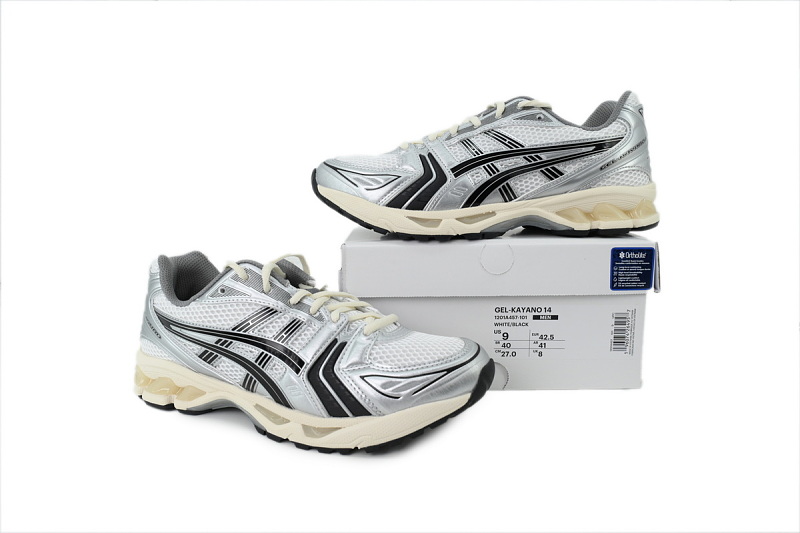 【BA3M5】银灰黑 亚瑟士 复古时尚跑步鞋 1201A457-101 JJJJound x ASICS Gel Kayano 14 'Silver Black'