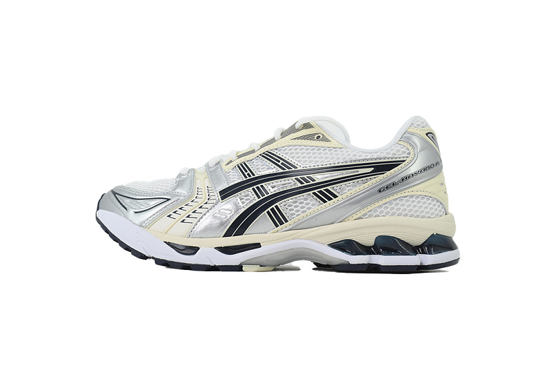 【BA3M5】白黑银 亚瑟士 复古时尚跑步鞋 1202A056-109 ASICS Wmns Gel Kayano 14 'White Midnight'