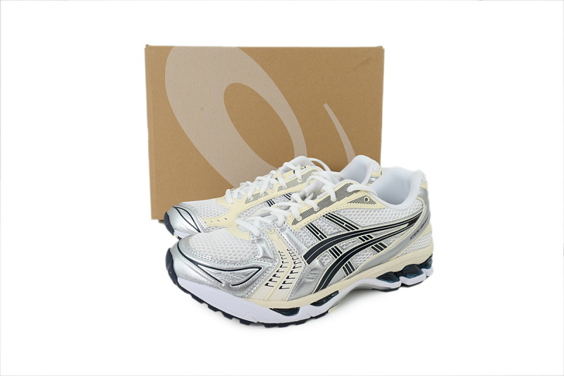 【BA3M5】白黑银 亚瑟士 复古时尚跑步鞋 1202A056-109 ASICS Wmns Gel Kayano 14 'White Midnight'