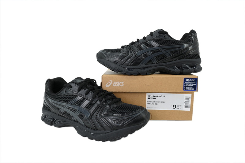 【BA3M5】全黑 亚瑟士 复古时尚跑步鞋 1201A019-001 Asics Gel Kayano 14 'Triple Black'