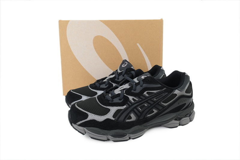【BA3M5】NYC-黑色 亚瑟士 复古时尚跑步鞋 1201A789-020 ASICS Gel NYC 'Graphite Grey Black'
